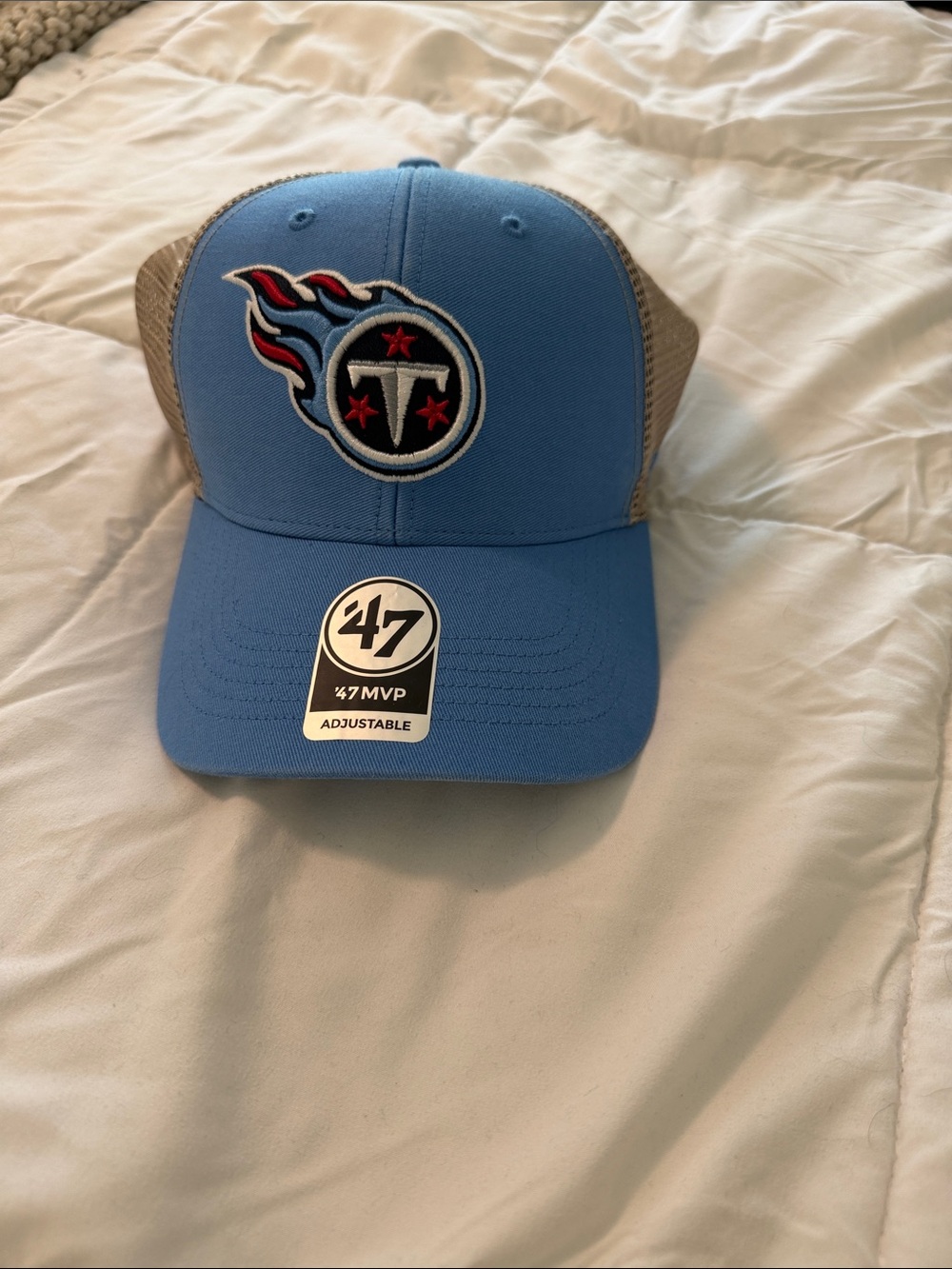 47 Tennessee Titans Sky Blue and Gray Mesh Cap